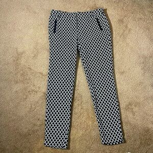 Black and white pants
